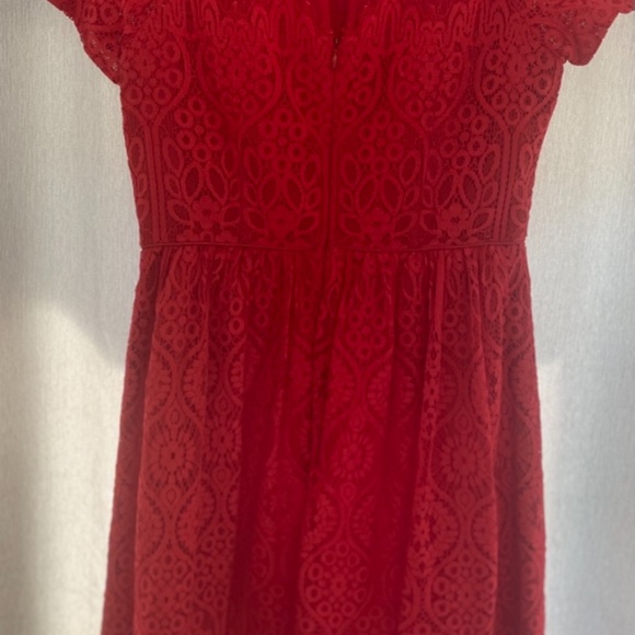 Maggy London Lace Fit Flare Dress - Picture 4 of 4